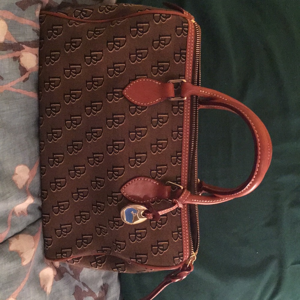 Dooney and Bourne Canvas and Leather bag